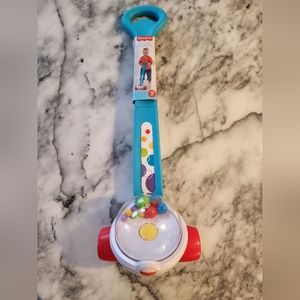 Baby ball walker toy popper